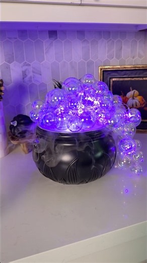 DIY Bubbling Cauldron🫧 #diy #easycraft #halloween #halloweendecor #halloweencraft #easydiy