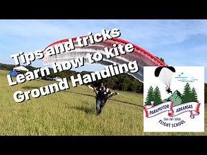 Tips and tricks when learning how to ground handle a paramotor or Paragliding wing￼