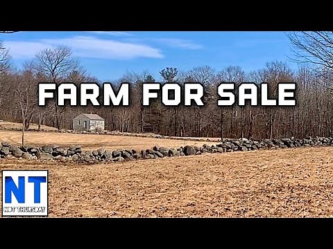 Farm for sale in NH 120 acres stone walls livestock & furniture