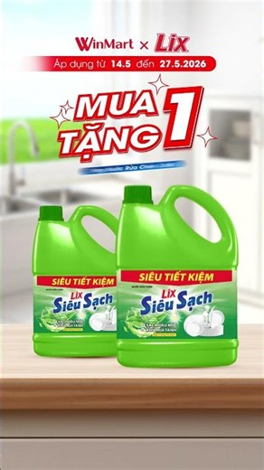 MUA 1 TẶNG 1 - ĐẾN WINMART CHỐT ĐƠN NGAY! #chamsocgiadinhviet #lixvietnam #shorts