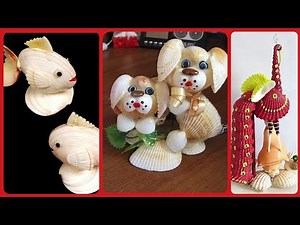 Beautiful seashell animal craft ideas