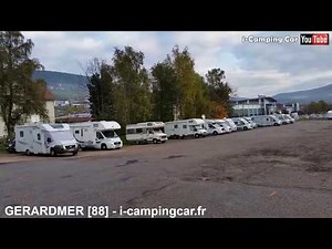 GERARDMER [88] - Aire Camping Cars dans les Vosges