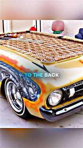 VINTAGE FORD RANCHERO RESTORED into A POOL TABLE #restoration