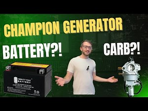 Champion Generator Won’t Start