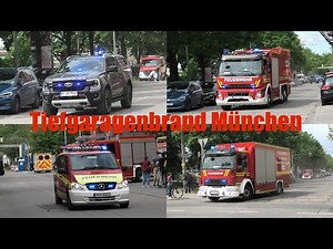 Einsatzfahrten München Feuerwache 4 zum Tiefgaragenbrand [Ford Ranger] [Einsatz München]