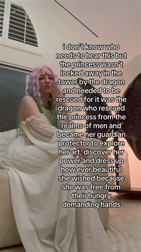 did the dragon capture or rescue the princess? 🐲 #yourdragon #dragon #princess #fantasy #feminism