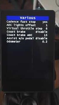 Virtual throttle: ebike 860C display OpenSource firmware TSDZ2 mid drive motor