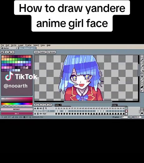 Yandere Anime Girl Face Creation Guide