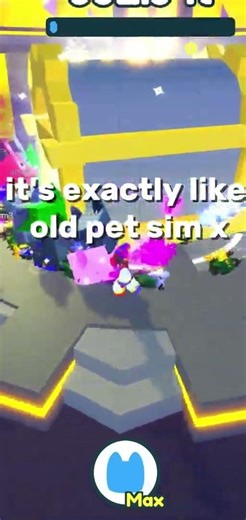 OG PET SIM X IS BACK! #roblox #petsimulatorx #psxog #shorts