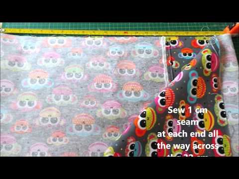 How to make a rectangular envelope cushion cover with or without a sewing machine