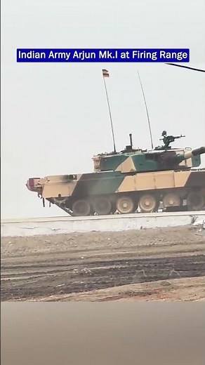 Indian Army Arjun Mk.I Tanks at the Firing Range!