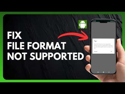 How to Fix File Format Not Supported on Android 2026 (Open Any File & Codec Fix!)