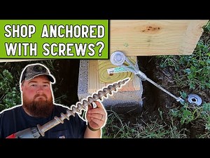 How I Anchored my Workshop + PERMIT TALK - Shop Build 06