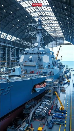 Building naval might: inside a massive warship yard! #shorts #navy #maritime #mustwatch #viralshorts