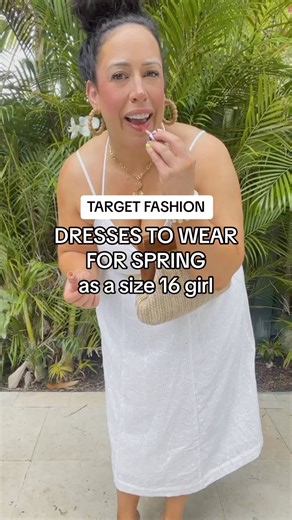 19K views · 133 reactions | LINK IN COMMENTS  Dresses to wear for Spring  Target Fashion Midsize spring dresses to wear for spring wearing size XL in this white eyelet dress Midsize, midsize spring fashion, affordable dress, target dresses, target fashion #size16 #summerfashion #targetshopping #midsizedress | Amanda Reeder | Facebook