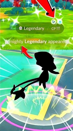 !!!🤯 Mighty shiny legendary in wild with high cp is impossible.