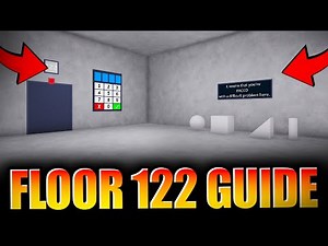 How to Complete Floor 122 in IQ Test Roblox | floor 122 answer
