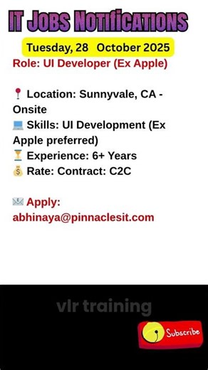 🎨 UI Developer Ex Apple October 28, 2025