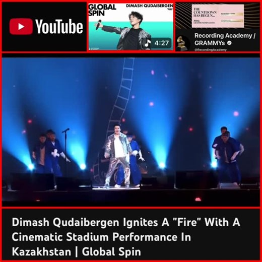 Dimash Streaming Queen on Instagram: "Fire video at the Official Grammy channel 🔥🔥 Cr. https://youtu.be/4gCK4jZChl4?si=ruY0_W8uqcByUMxJ @kudaibergenov.dimash #dimash #fire #grammys"