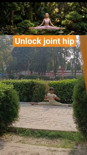 sanatani phonk (unlock joint hip) #yoga by Nitya Rockstar#fitness yoga #morning yoga #health