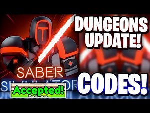 All ACTIVE DUNGEON UPDATE CODES IN SABER SIMULATOR! ROBLOX SABER SIMULATOR CODES
