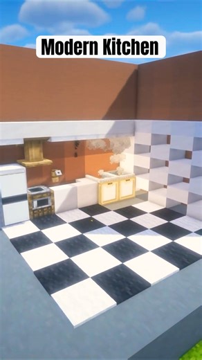 Minecraft Modern Kitchen Build!