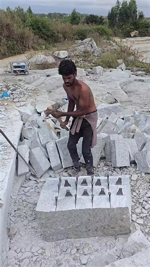 Granite worker in America 🇺🇸 #talent #skills #fyp #usa #granite