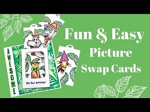 Make An EASY Picture Swap Card | NO SPECIALTY DIES NEEDED!