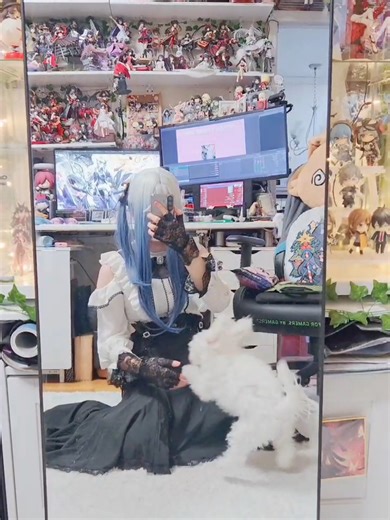 POV: I didnt close the door when I was dressing up #jirai #crossplay #cosplay