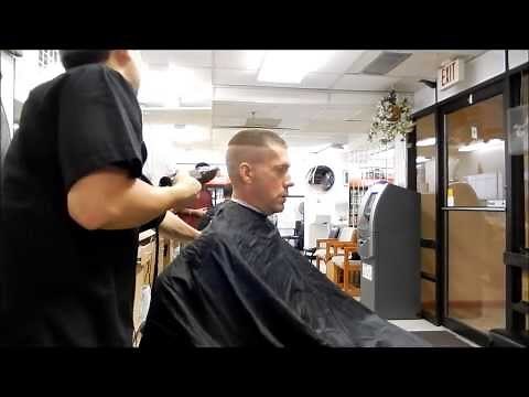 Brutal barbershop high and tight haircut
