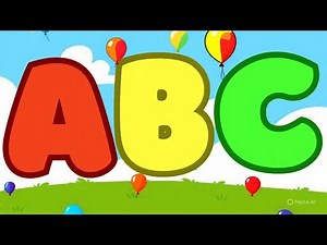 ✨ Colorful ABC Song for Kids | Alphabet A-Z with Fun Animation