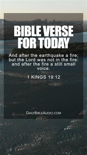 1 Kings 19:12 | Peaceful Bible Verse For Today