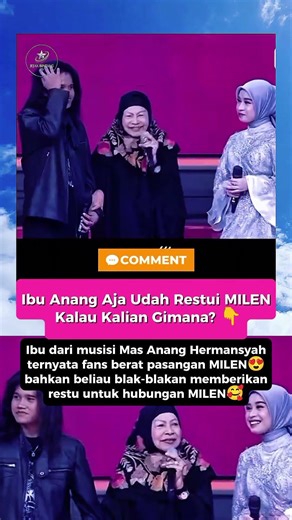 MILEN dapet restu dari ibu mas anang😍 #valenmila #indosiar #ananghermansyah