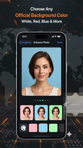 IDLAB - Passport Photo Maker | Auto Background Remover & 150+ Country Sizes #shorts