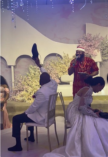 The Shoe Game: Bride vs. Groom Fun