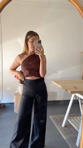 LITTLE LINE FABRIC STORE on Instagram: "Okay the random buttons aren’t it but how cute will these be with an invisible zip! Who wants a tutorial on how to self draft these ? I literally used a pair of pj pants 👌✨ I don’t have any of this black linen left in stock BUT I have a few new linen colours coming in the next 2 weeks and currently have a little bit in other colours on the site 💕"