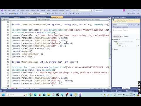 Database Connectivity with DotNet Applications - Part3