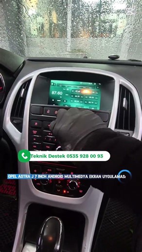 Opel Astra J 7 İnch Android Multimedya Ekran Montaj Servisi