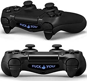 Pair of LED Light Bar Vinyl Decal 2PCS Sticker Cover Skins for PS4 Controllers