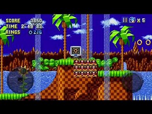 I play Sonic Mania Plus On Android And How to get debug mode menu and how to get play debug mode