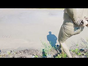 Blind folded and tied into quarry mud