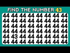 Can You Find the Hidden Numbers and Letters? Only Geniuses Can Solve This!" 2025