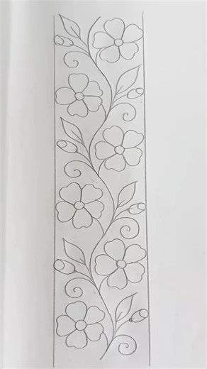 Table Runner Design Drawing !! How to Draw Easy Table Runner #drawing #draw #trending #howtodraw