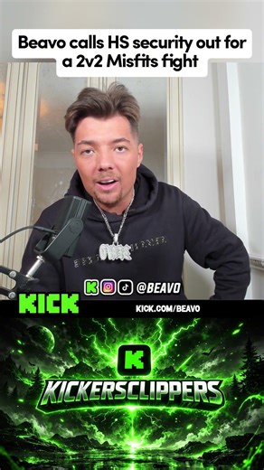 Beavo calls out HS security for a Misfits fight. #beavo