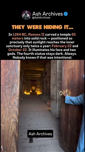 THE DARK STATUE OF RAMSES