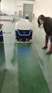 Autonomous Cleaning Robots Kokobots Spirit S95 works in Factory