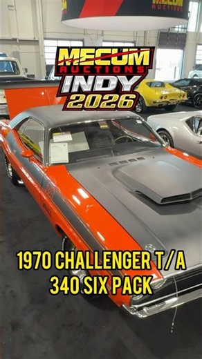 RARE! 1970 Challenger T/A - Mecum Indy 2026