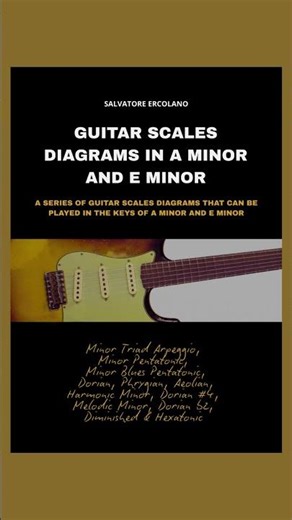 GUITAR SCALES DIAGRAMS IN A MINOR AND E MINOR