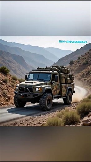Army truck transform into Robot #transformanimal #Animalmachinehybrid #mechanicalbeast #robotics