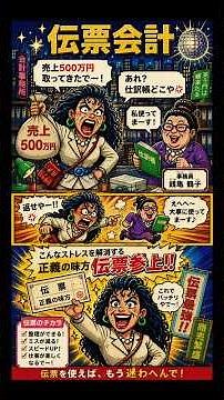 【伝票会計、実はめっちゃ便利やで！】日商簿記3級でよく出る伝票会計を、三重弁で楽しく解説しとるよ📚#簿記 #日商簿記3級 #伝票会計 #簿記勉強中 #会計 #未知子 #八百屋みっちゃん